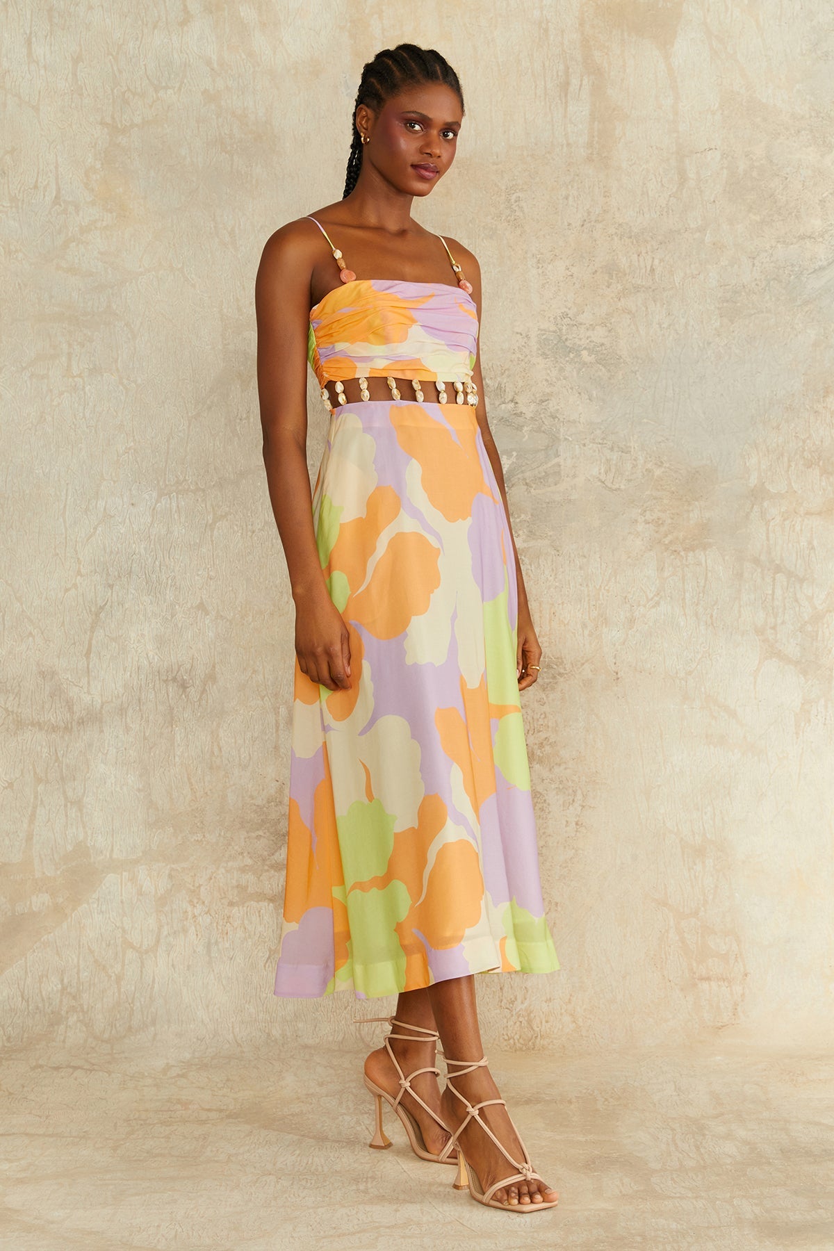 Georgie Beaded Waist Midi
