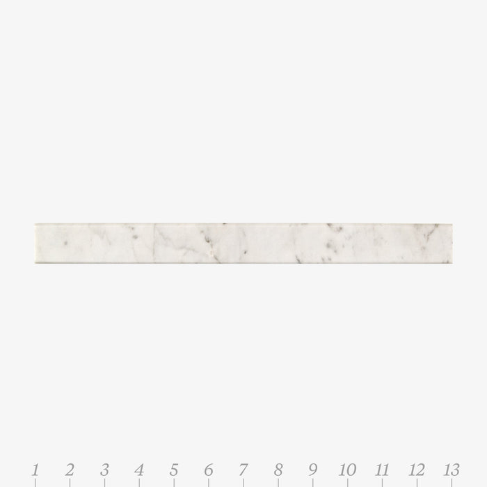 Chelsea 2 Bianco Carrara Marble Swatch Card Polished Samples Liner