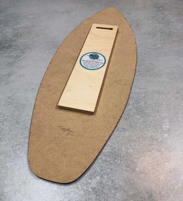 Ocean Life Surfboard Wall Art