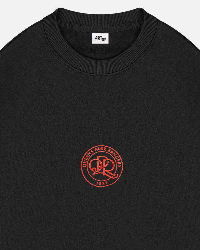 ART OF x QPR Single Colour Crest Sweat | Embroidered Football Jumper