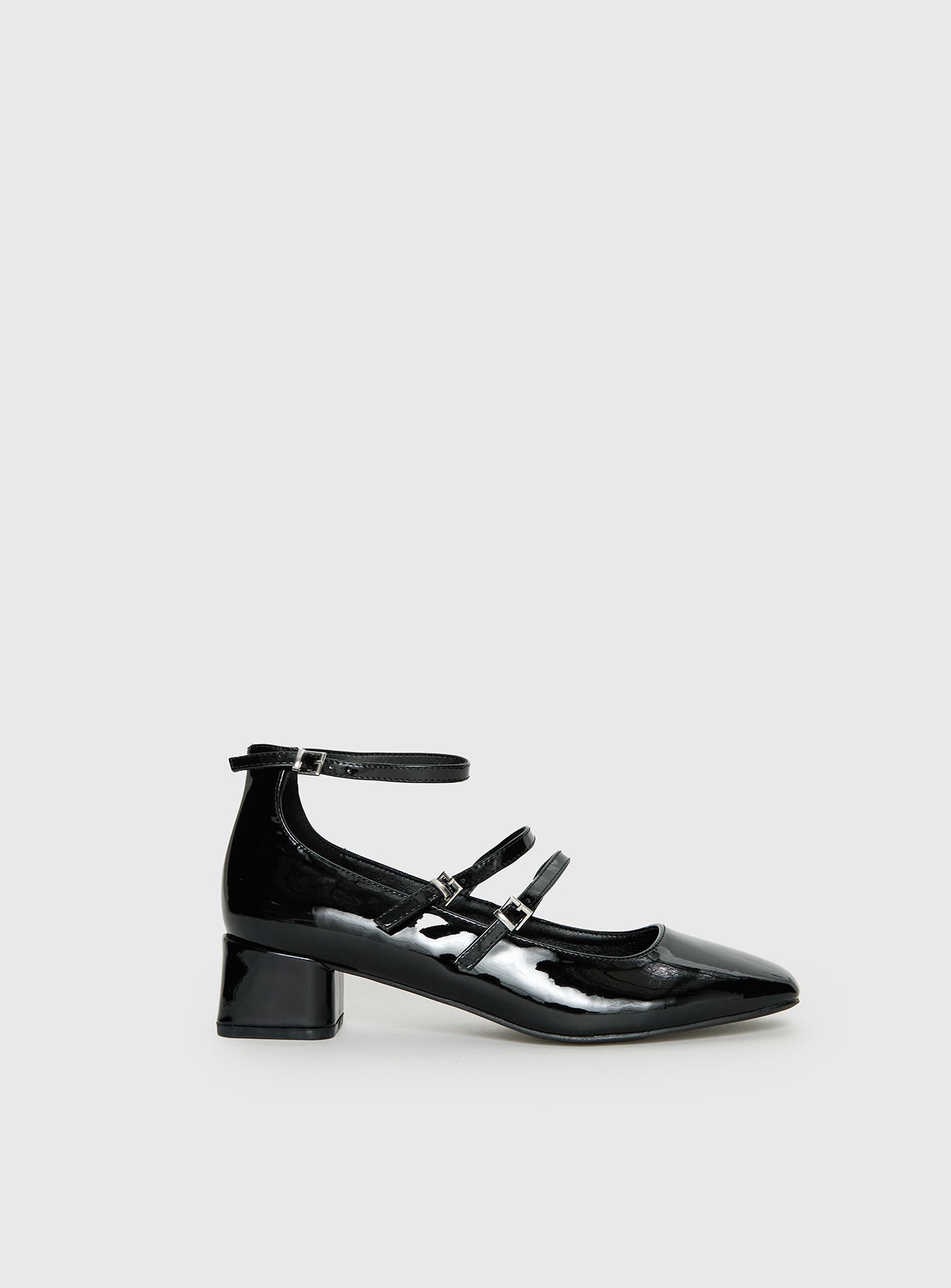 Berta Heels Black Patent