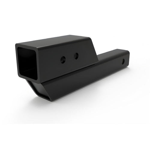 Saris anti-wobble hitch system — steel construction with cam-bolt hardware detail