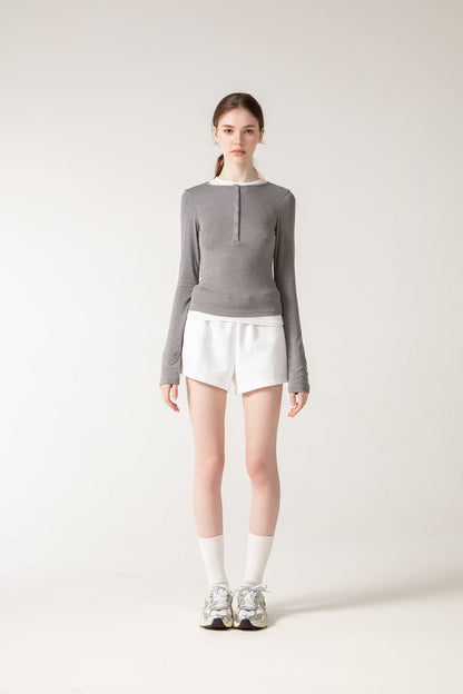 LUCIE Top - Grey