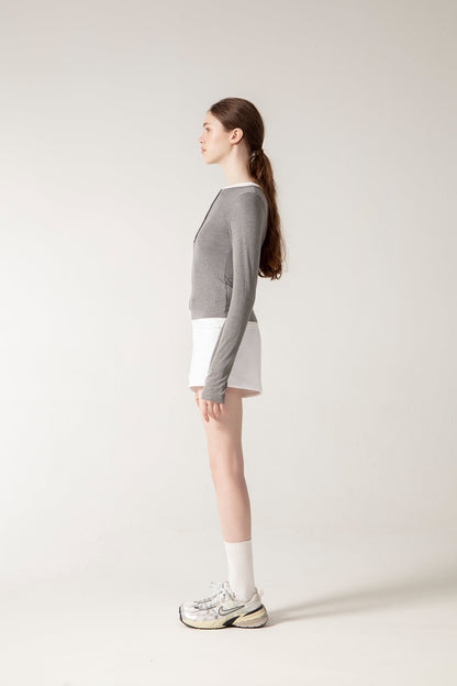 LUCIE Top - Grey