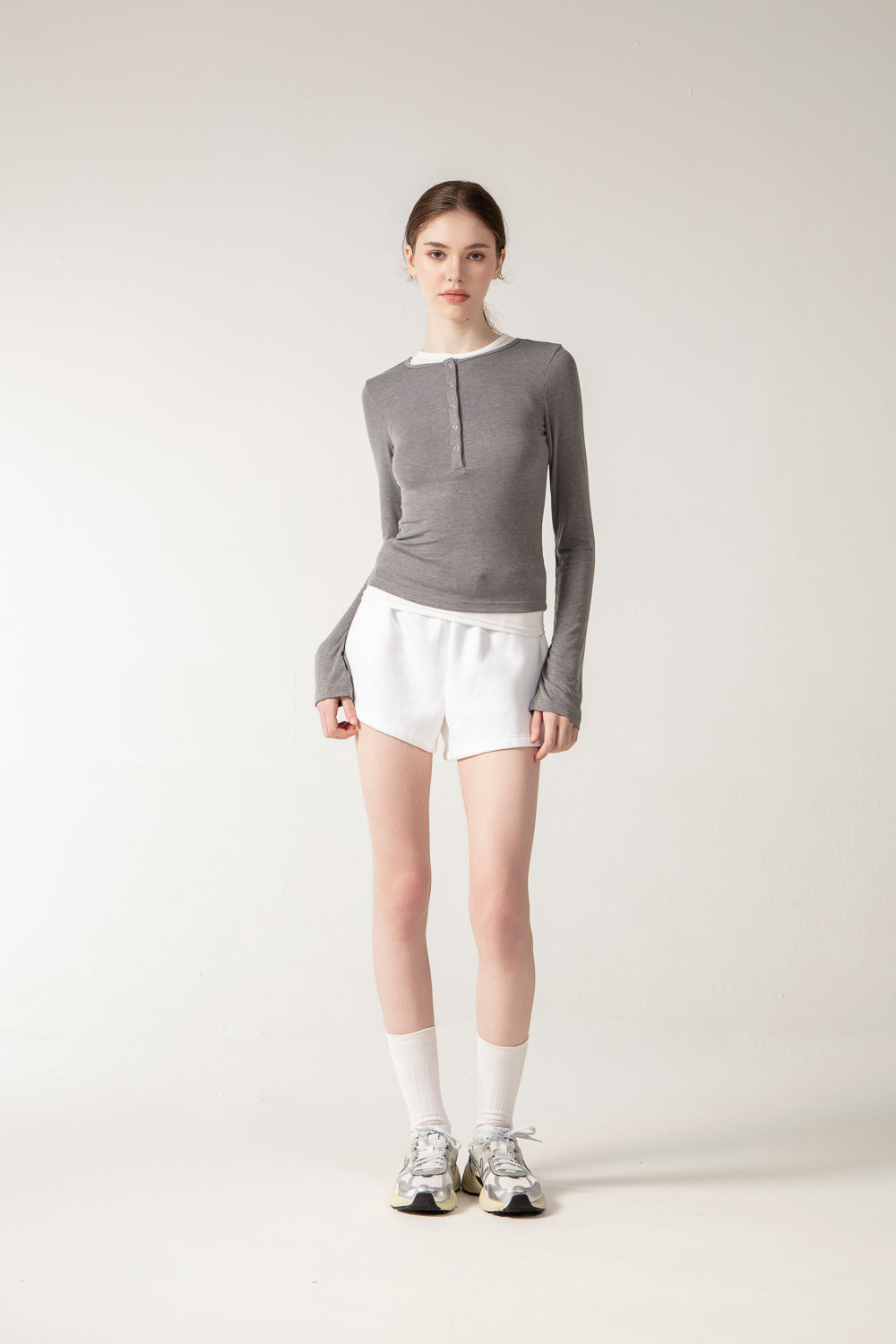 LUCIE Top - Grey