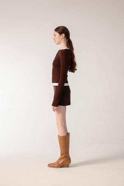LUCIE Top - Mocha