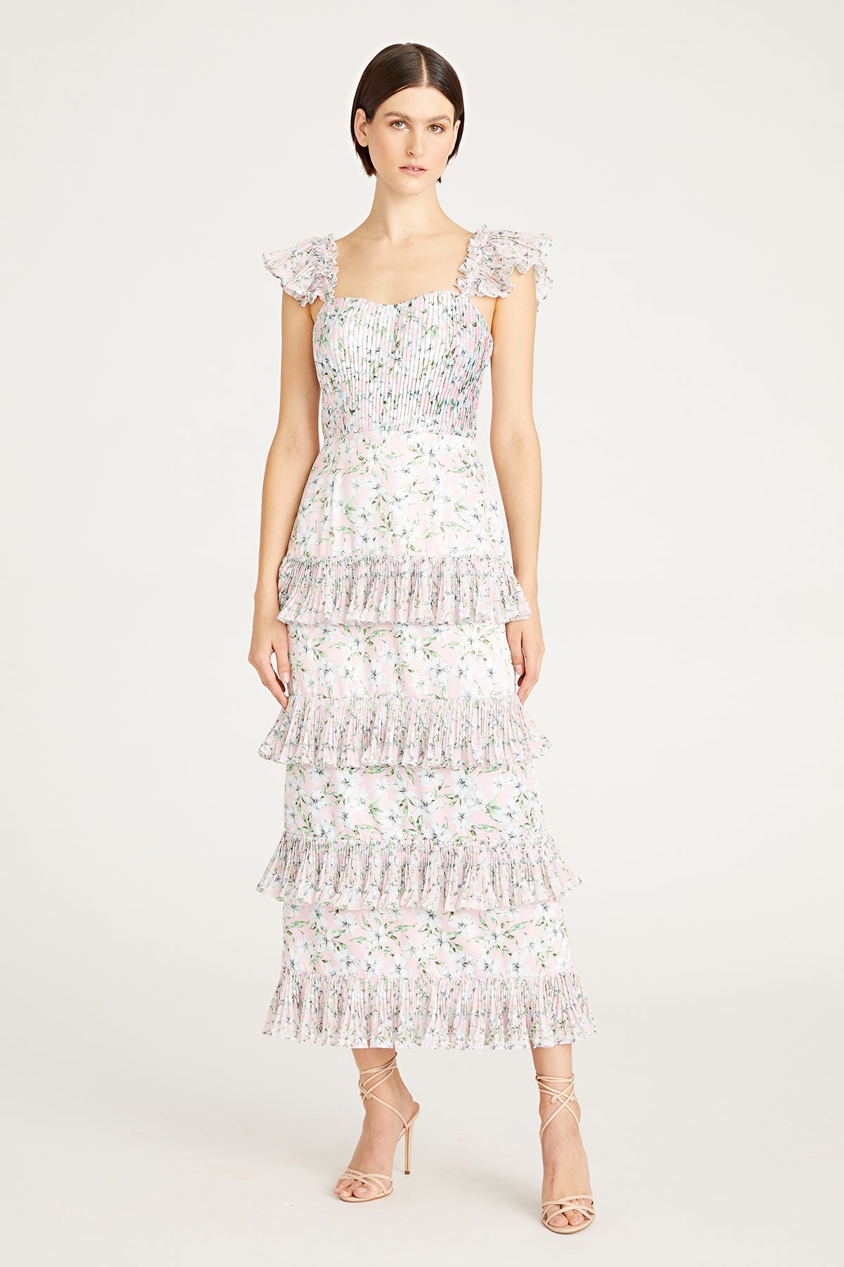 Grady Combo Pleated Dress