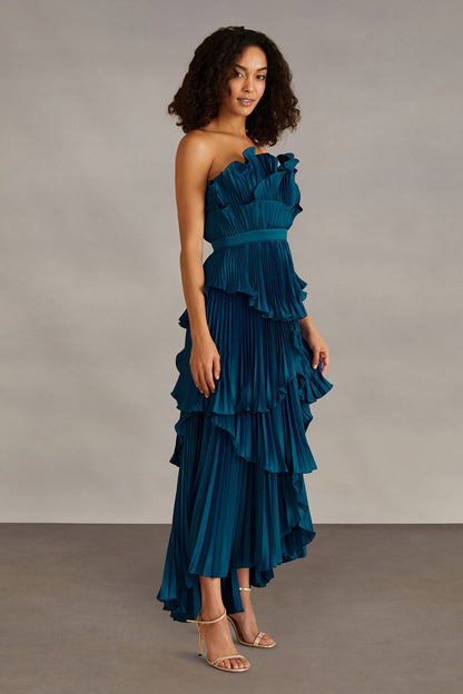 Judah Scallop Pleated Dress