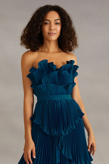 Judah Scallop Pleated Dress