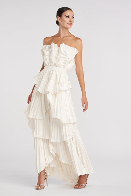 Judah Scallop Pleated Dress