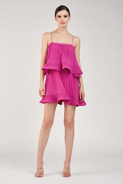 Kate Pleated Mini Dress