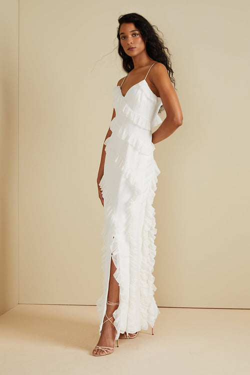 Chara Ruffle Gown
