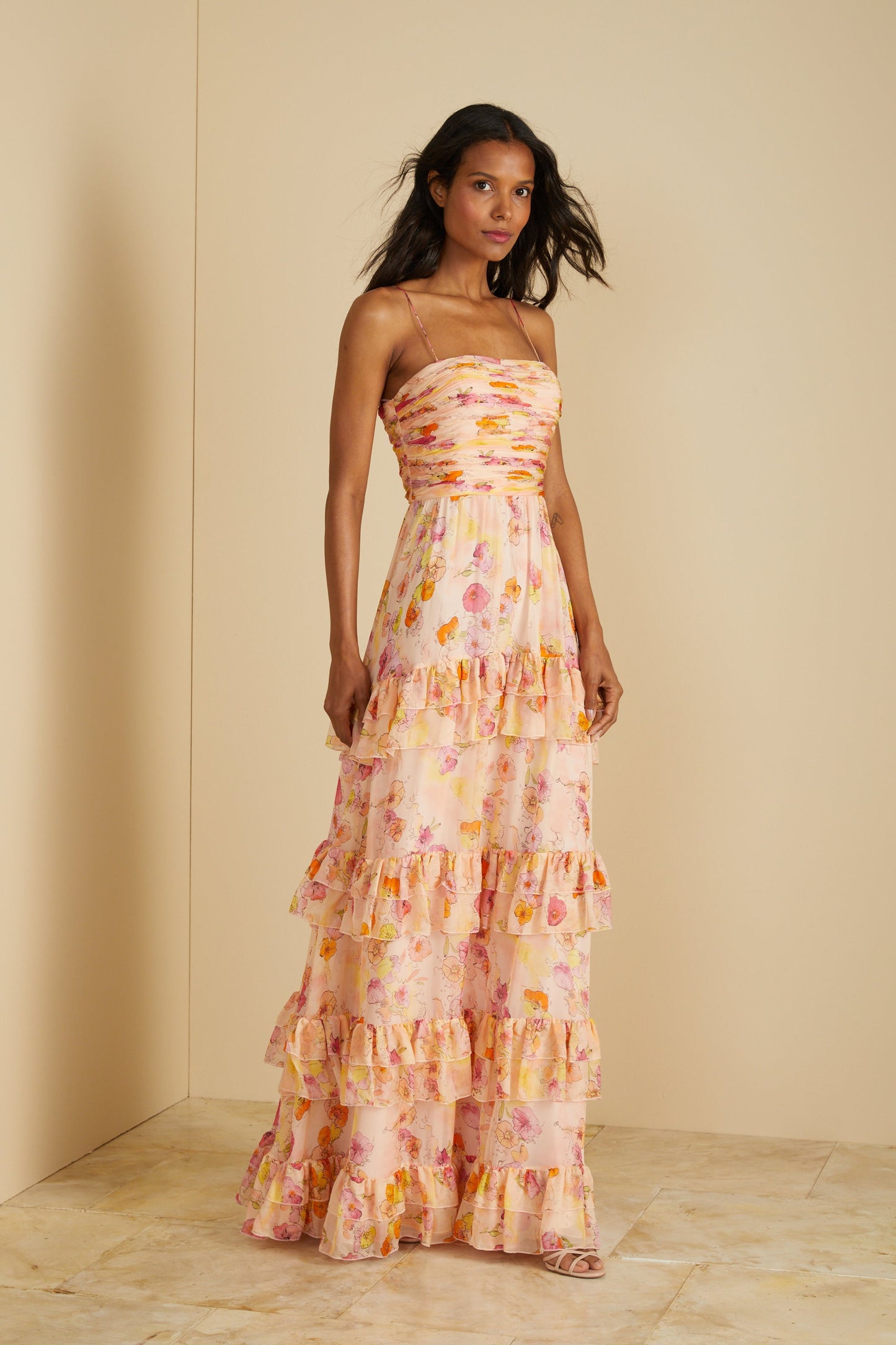 Mallory Tiered Gown