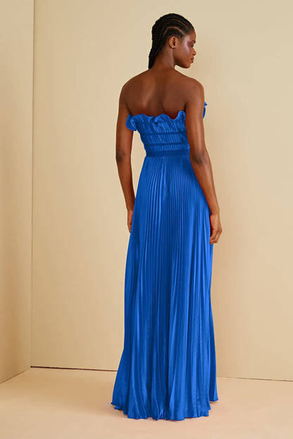 Losey Ruffle Neck Gown