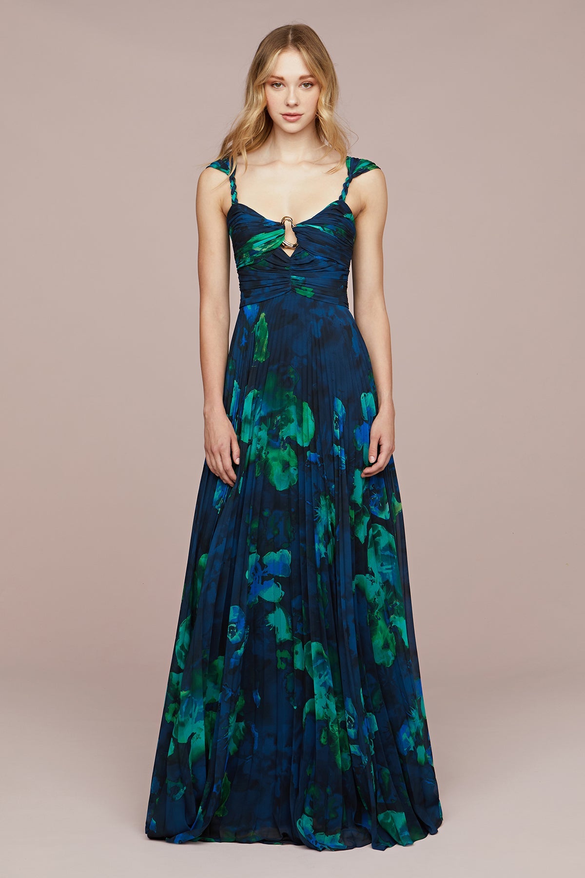 Zariah Twisted Strap Gown