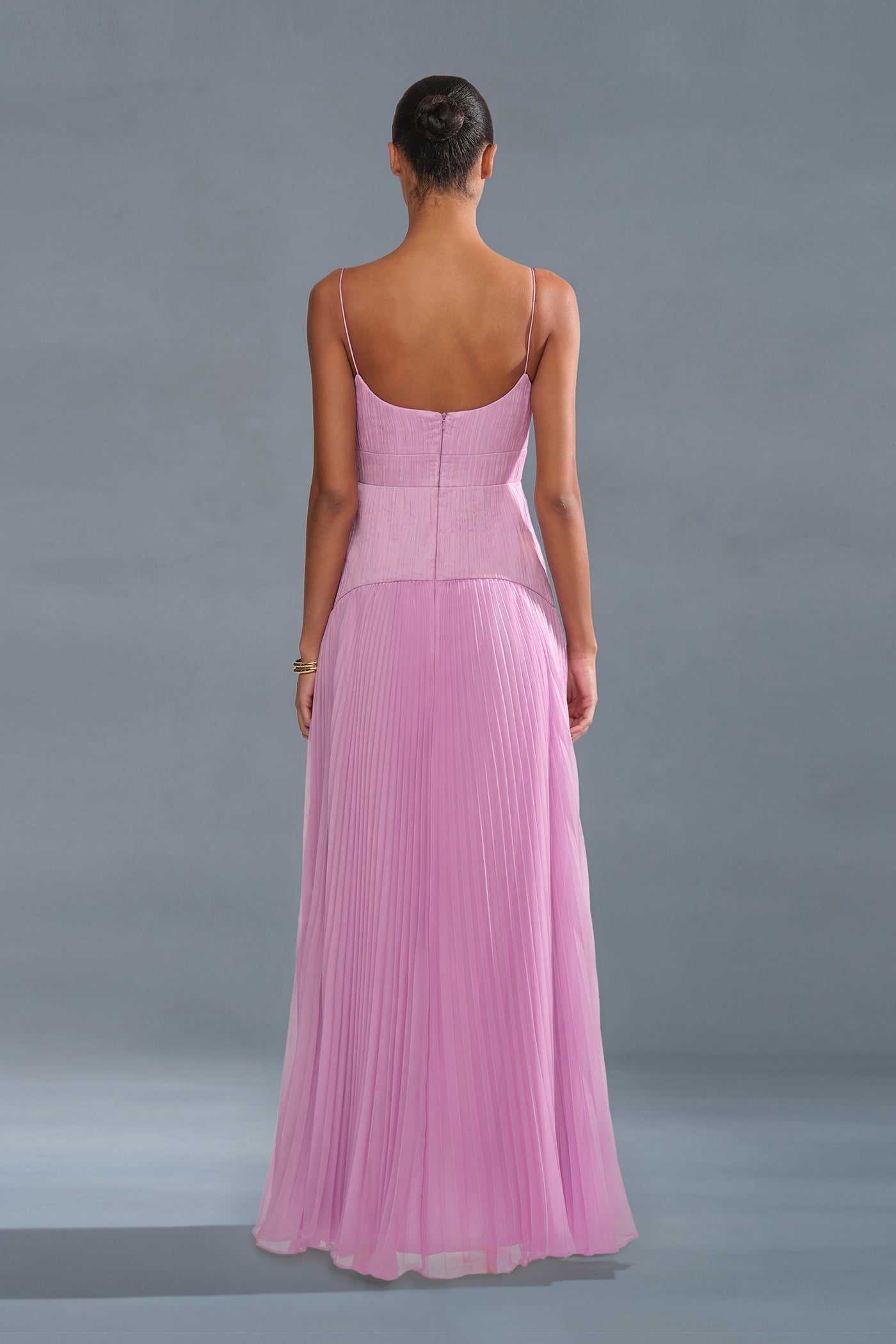 Saylor Pleated Gown