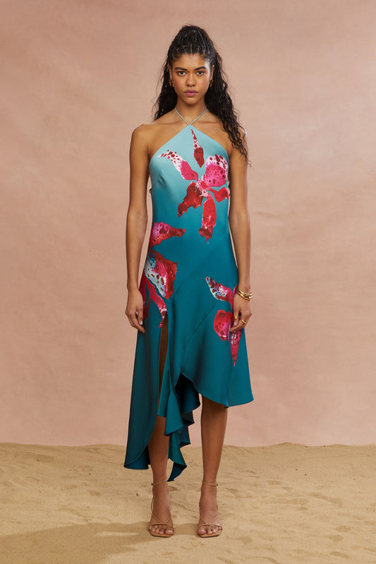 Alohi Placed Print Dress