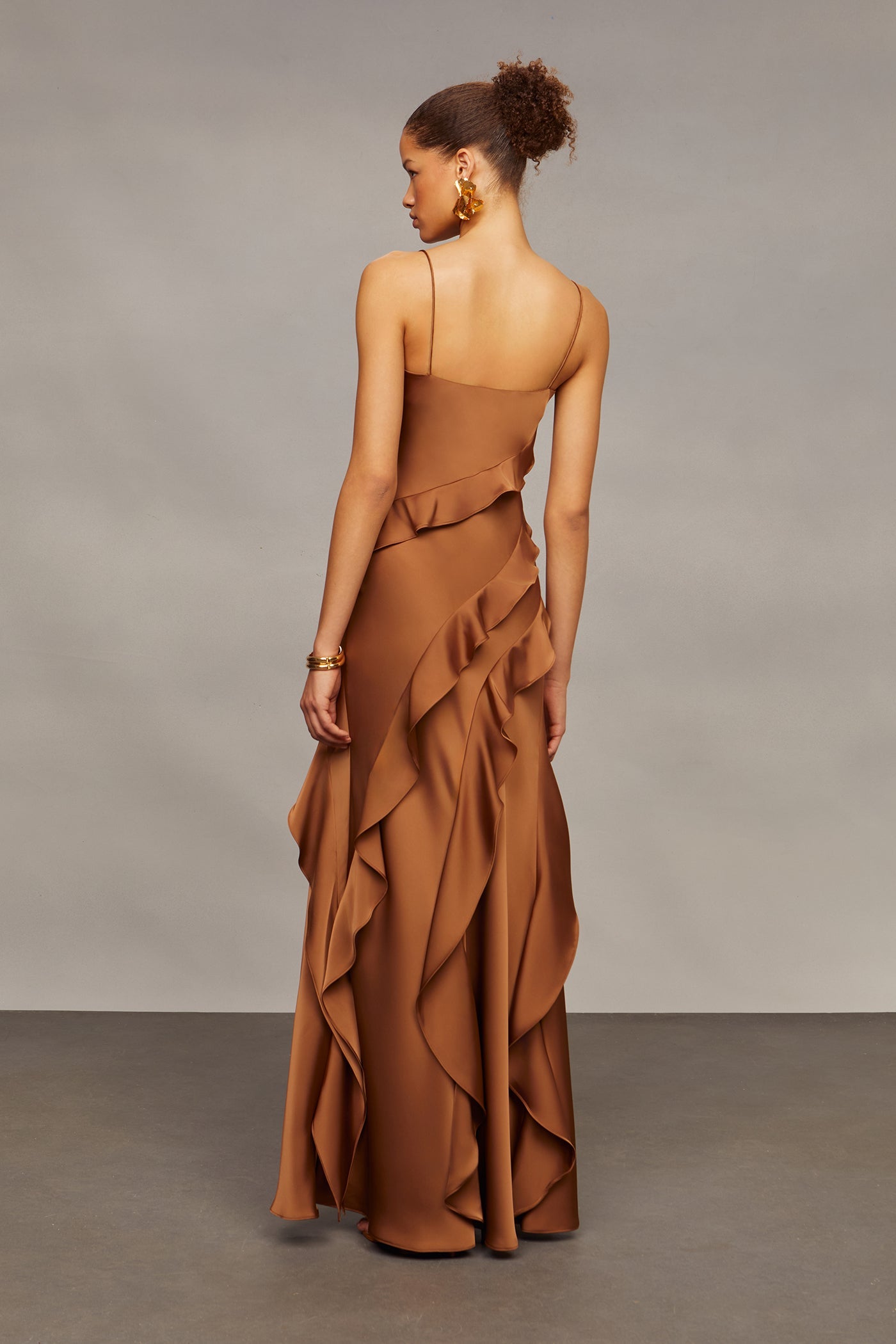 Ellen Ruffle Gown