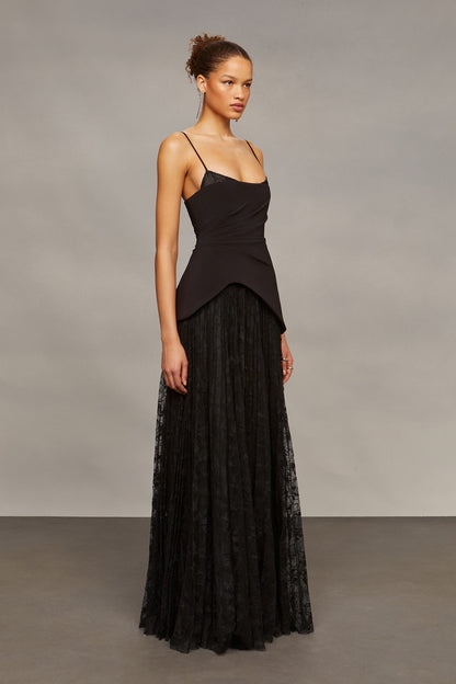 Leighton Pleated Gown