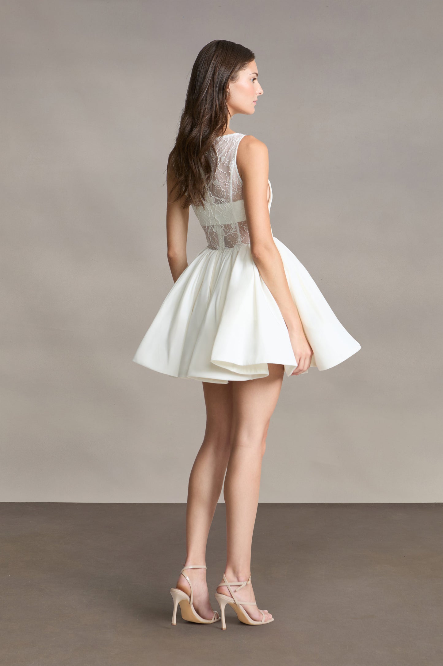 Lainey Boat Neck Mini Dress