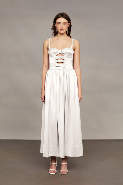 Lima Slashed Midi Dress