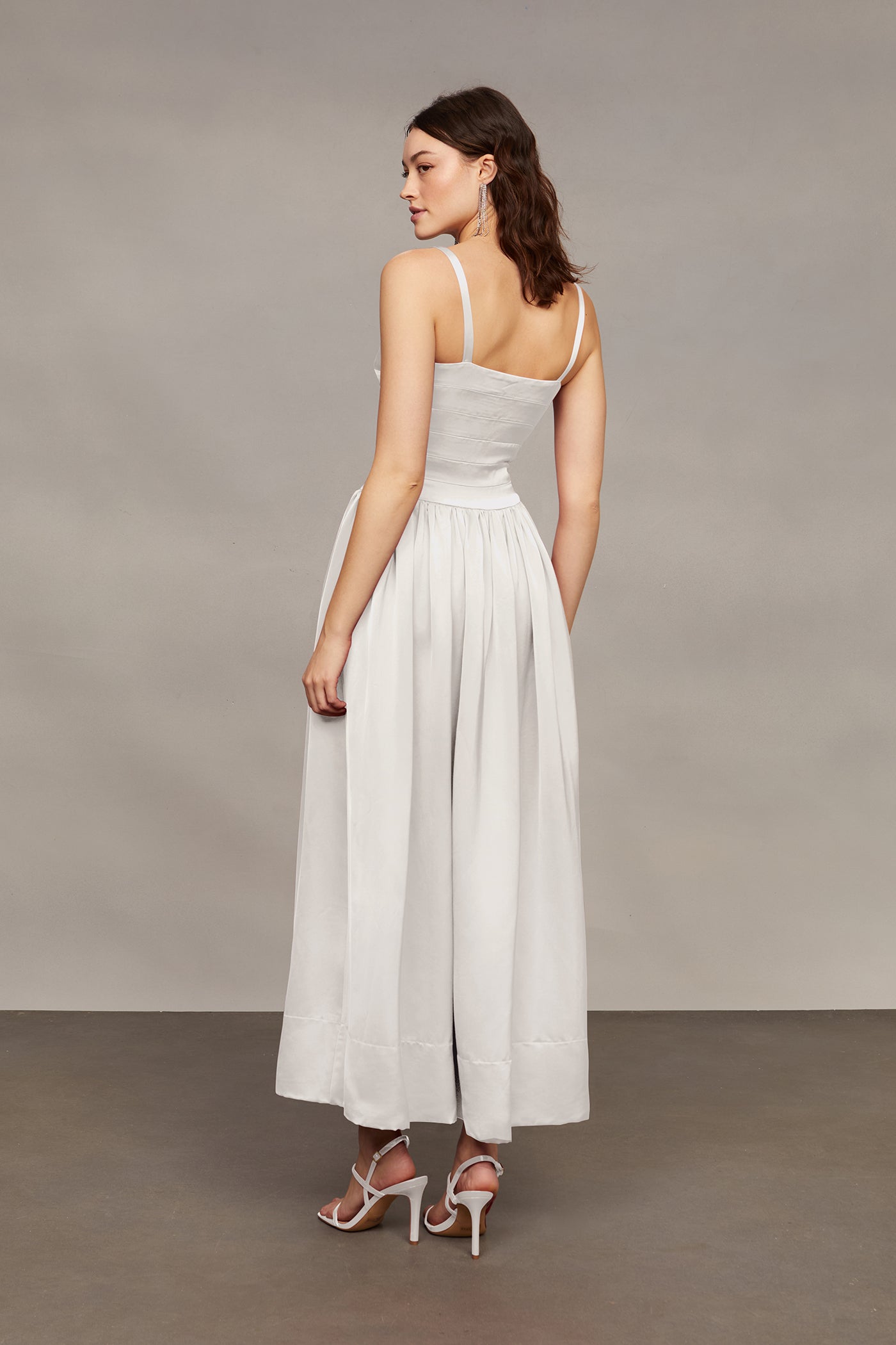 Lima Slashed Midi Dress