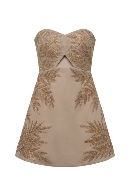 Meah Raffia Mini Dress