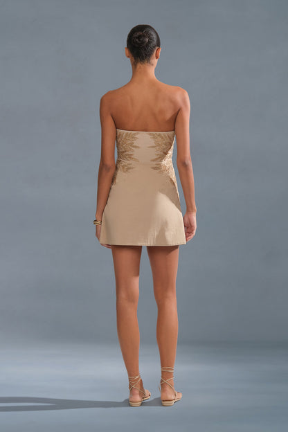 Meah Raffia Mini Dress