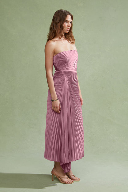 Everyn Pleated Gown
