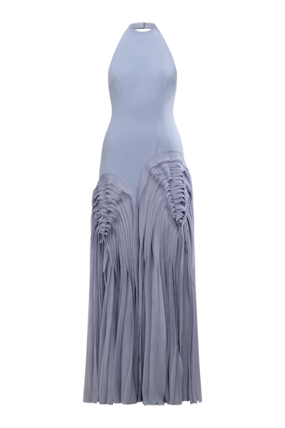 Elani Pleated Gown