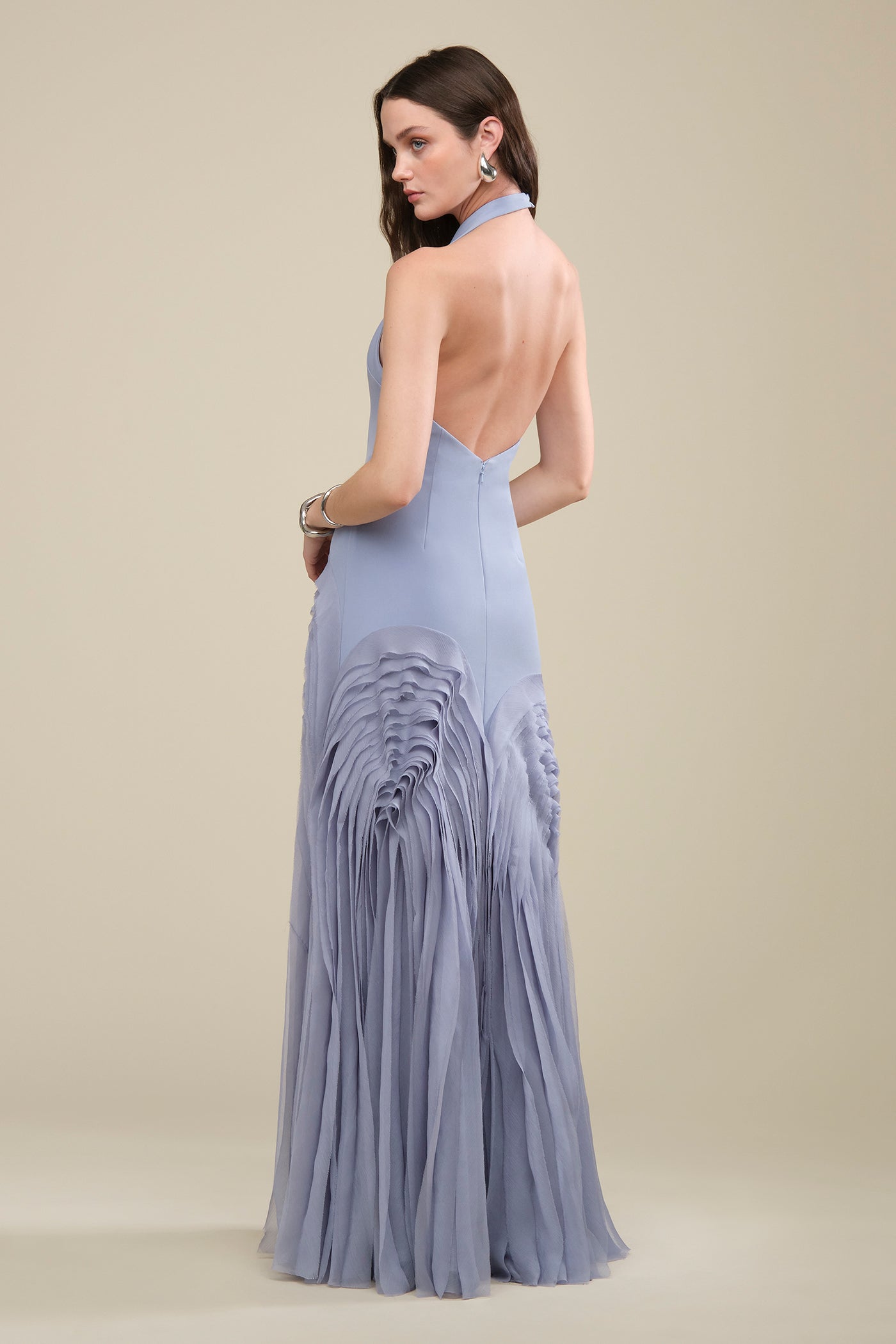 Elani Pleated Gown