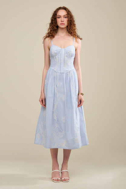 Bronte Embroidered Day Dress