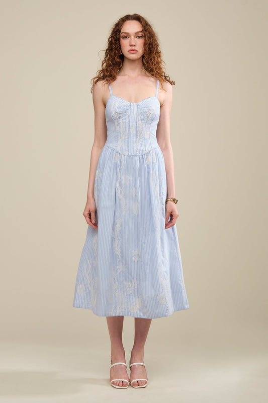 Bronte Embroidered Day Dress