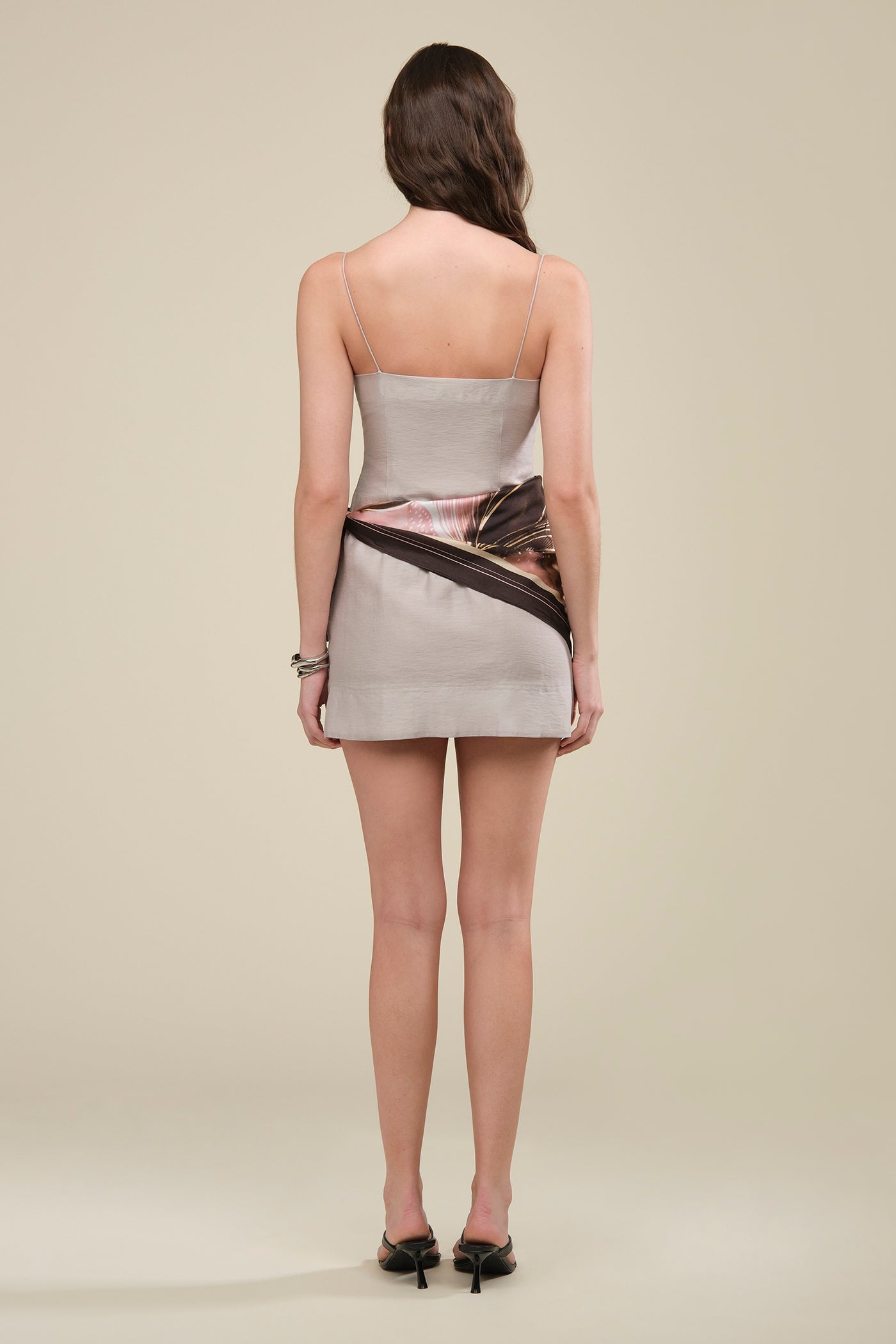 Ashtin Printed Wrap Mini Dress