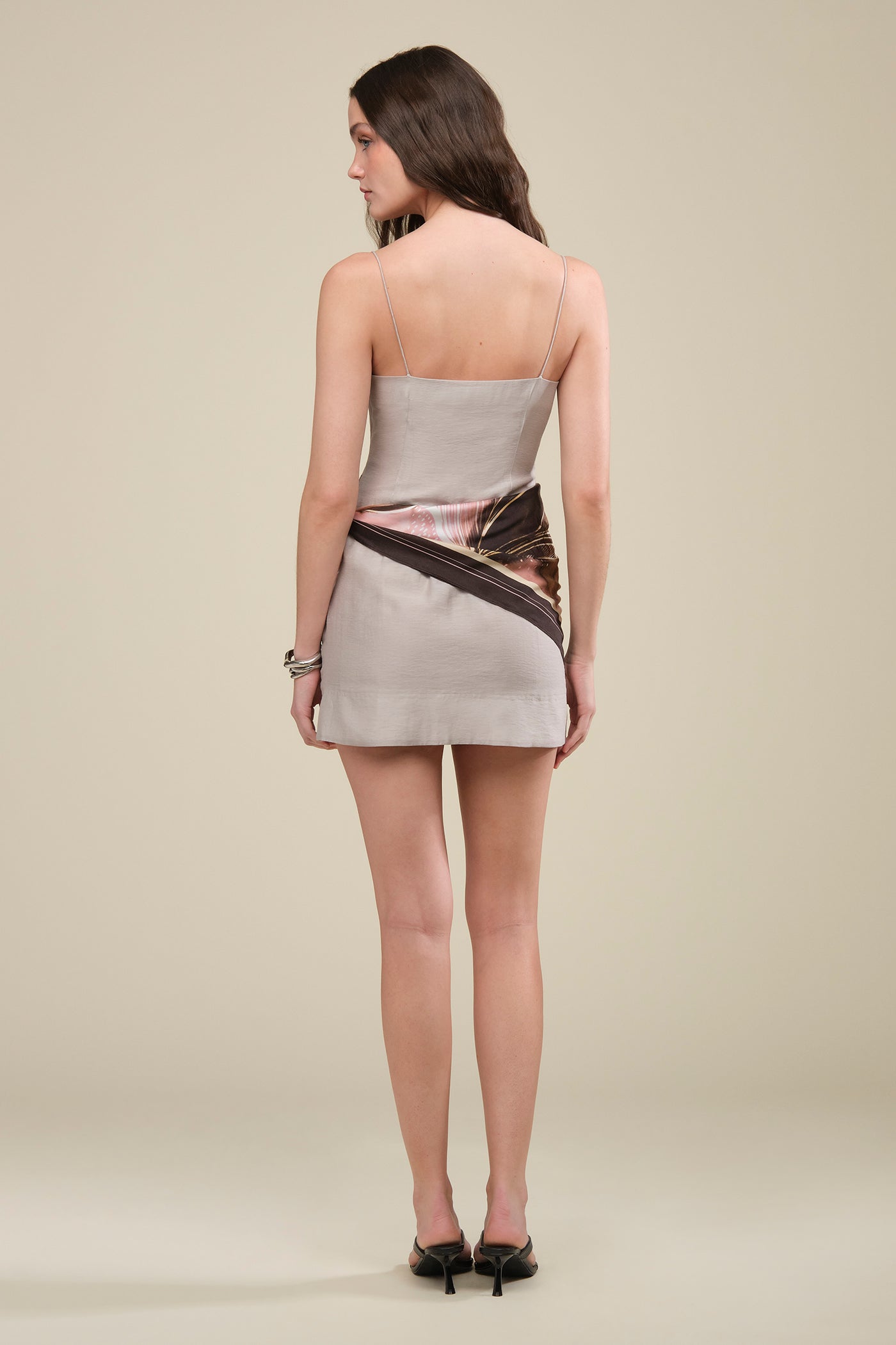 Ashtin Printed Wrap Mini Dress