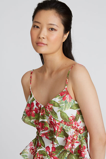 Deborah High Low Ruffle Dress