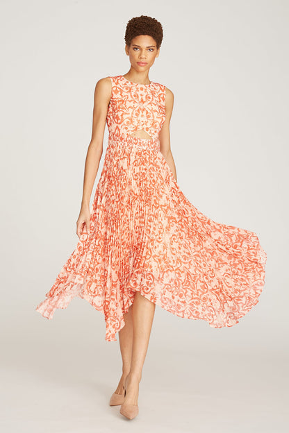 Zene Pleated Dress