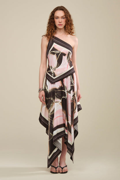 Lyra Scarf Tie Top