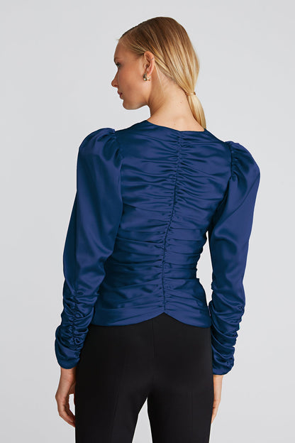 Rosalie Ruched Cut Out Top