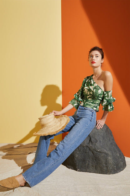 Taya Asymmetrical Top