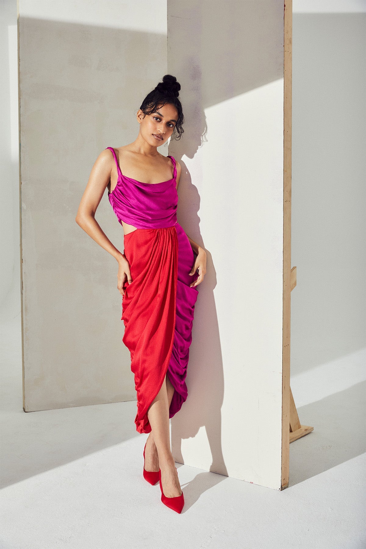 Persey Twist Strap Dress