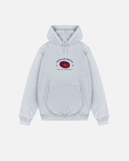 ART OF AFC Stadium Hoodie | Grey Embroidered Football Sweat