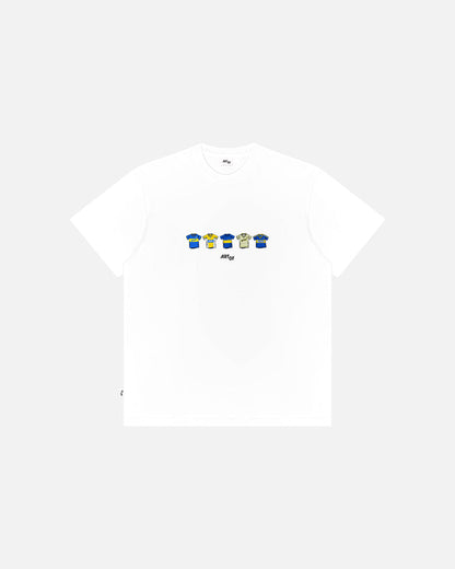 ART OF Boca Printed Classics Tee | White Graphic Football T-shirt