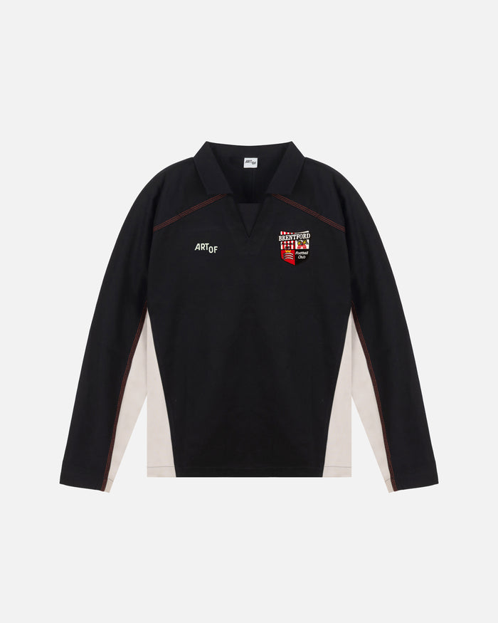 ART OF x Brentford Drill Top | Long Sleeved Embroidered Football Top