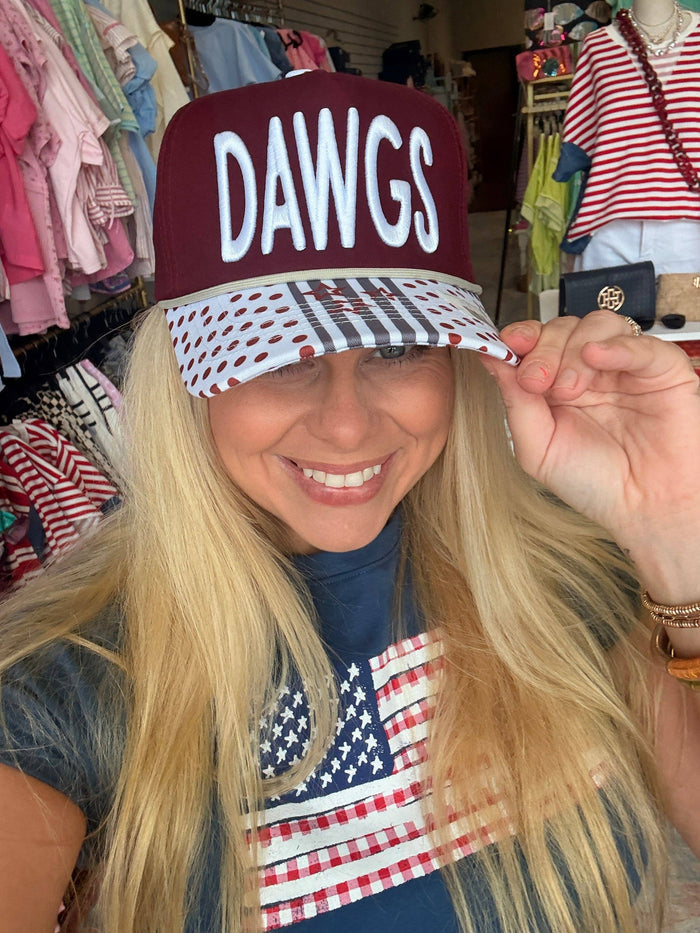 Collegiate 3D Embroidered Trucker Hats: Volunteer