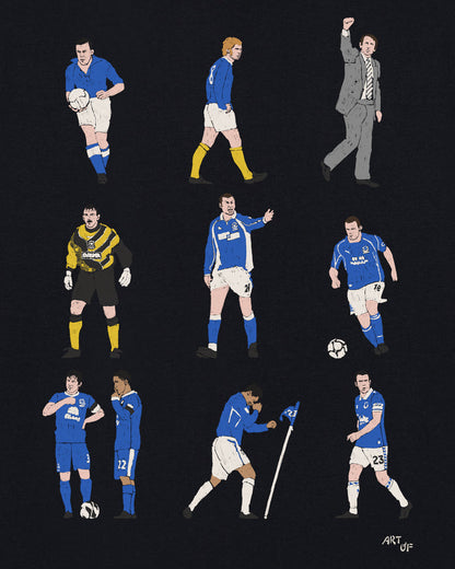 ART OF x Everton Generations Tee | Black Graphic Football T-shirt