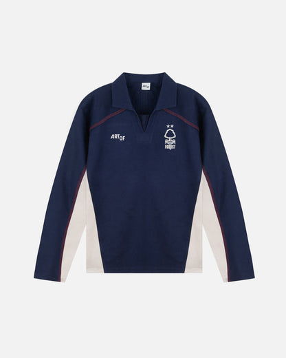 ART OF x Forest Drill Top | Long Sleeved Embroidered Football Merch