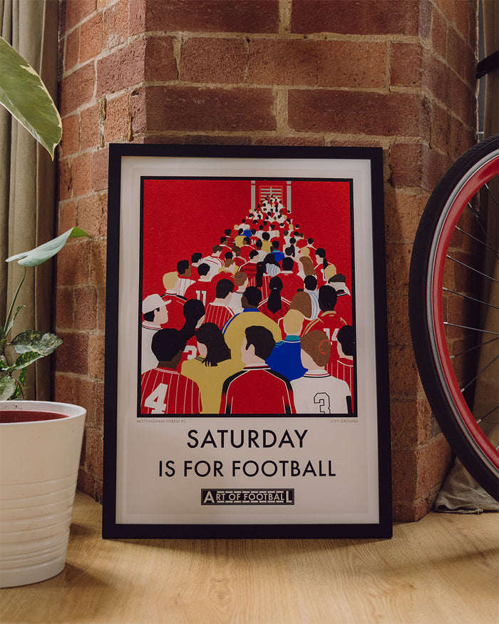 ART OF x Forest Saturday Is For Football Framed Print | NFFC Wall Art