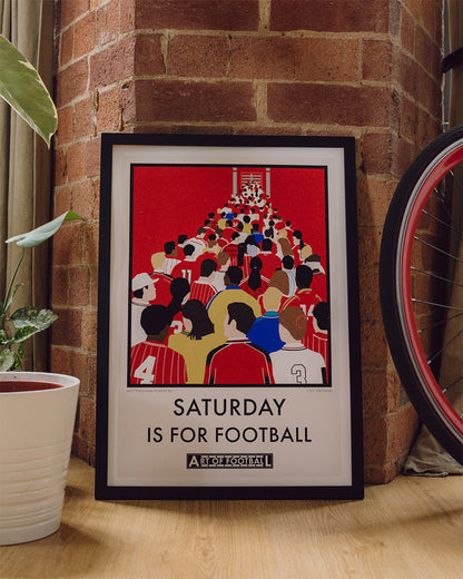 ART OF x Forest Saturday Is For Football Framed Print | NFFC Wall Art