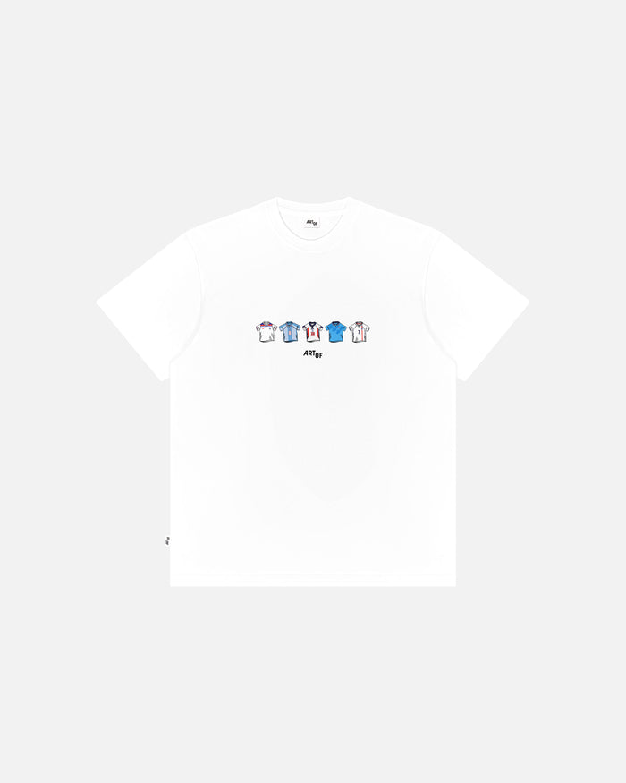 ART OF God Save The Classics Tee | White Graphic Football T-shirt
